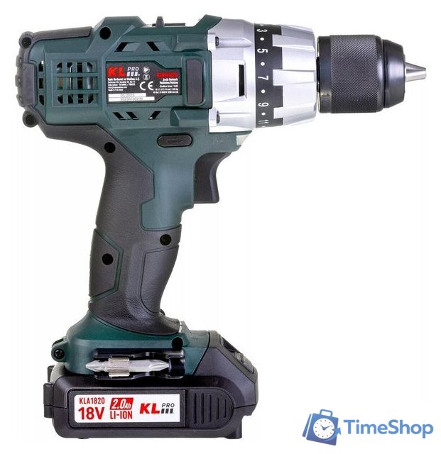 Дрель-шуруповерт KLPRO KLNM18-20 (с 2-мя АКБ, кейс) - Изображение №6 — Интернет-магазин Time-Shop