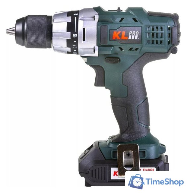 Дрель-шуруповерт KLPRO KLNM18-20 (с 2-мя АКБ, кейс) - Изображение №2 — Интернет-магазин Time-Shop