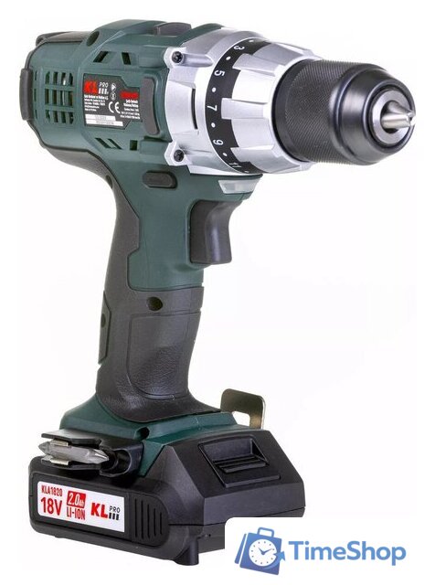 Дрель-шуруповерт KLPRO KLNM18-20 (с 2-мя АКБ, кейс) - Изображение №5 — Интернет-магазин Time-Shop