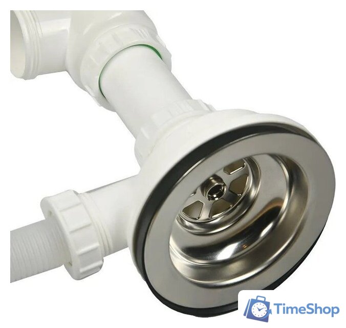 Кухонная мойка Wisent WB29-17 (с сифоном GER013) - Изображение №8 — Интернет-магазин Time-Shop