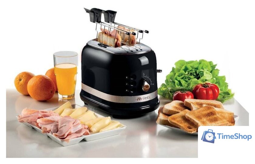 Тостер Ariete Moderna Nero 149 00C014902AR0 (черный) - Изображение №5 — Интернет-магазин Time-Shop