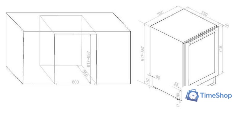 Винный шкаф Avintage AVU50S82 - Изображение №7 — Интернет-магазин Time-Shop