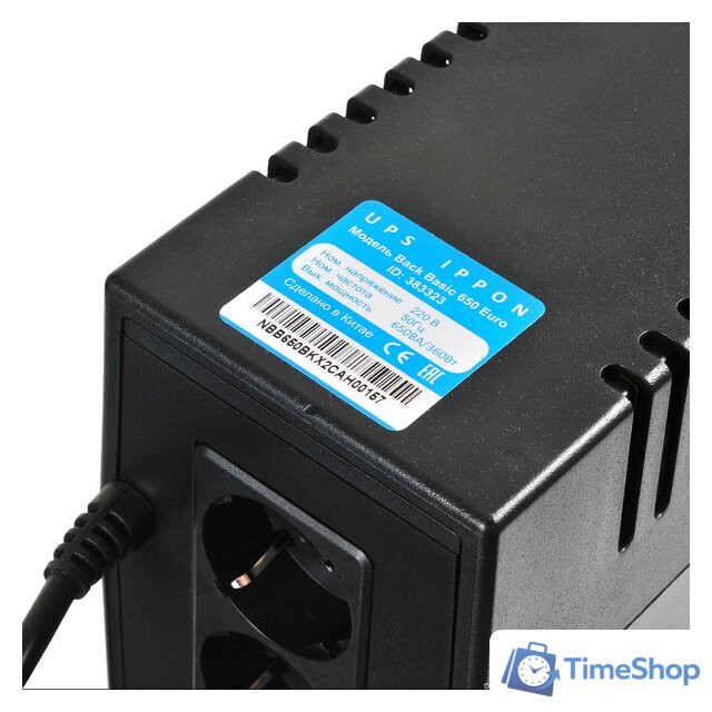 Источник бесперебойного питания IPPON Back Basic 650 Euro - Изображение №9 — Интернет-магазин Time-Shop