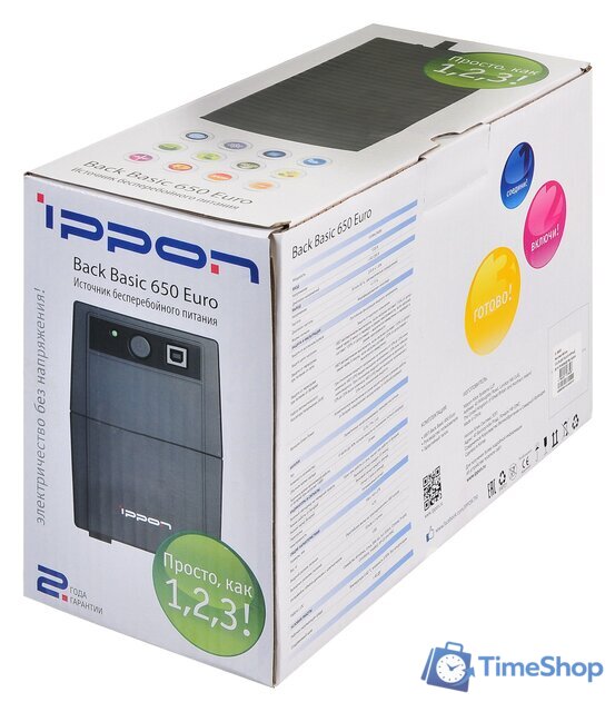 Источник бесперебойного питания IPPON Back Basic 650 Euro - Изображение №12 — Интернет-магазин Time-Shop