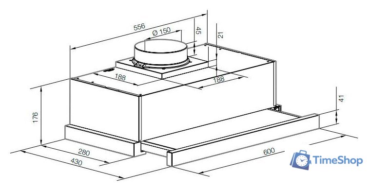 Кухонная вытяжка Graude DHF 60.0 E - Изображение №2 — Интернет-магазин Time-Shop