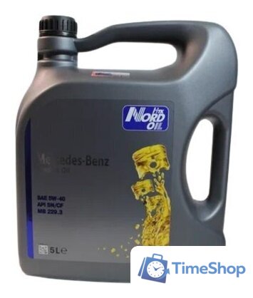 Моторное масло Nord Oil Specific Line 5W-40 Mercedes 5л - Изображение №1 — Интернет-магазин Time-Shop