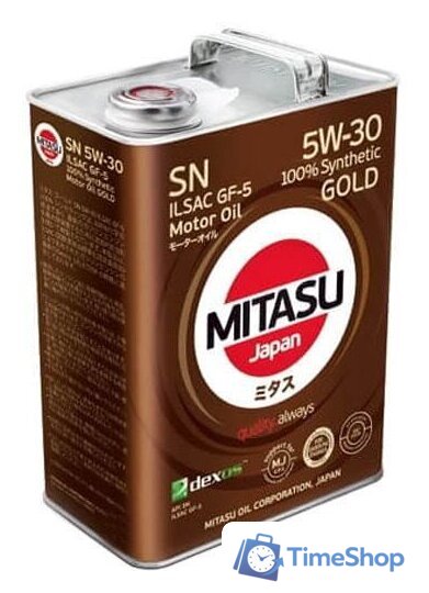 Моторное масло Mitasu MJ-101 5W-30 5л - Изображение №1 — Интернет-магазин Time-Shop