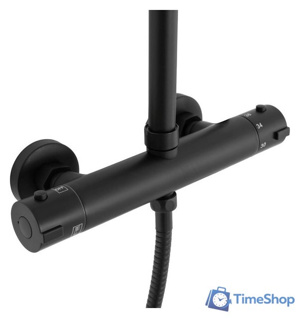 Душевая система  Rea Bliss Black REA-P8804 - Изображение №5 — Интернет-магазин Time-Shop