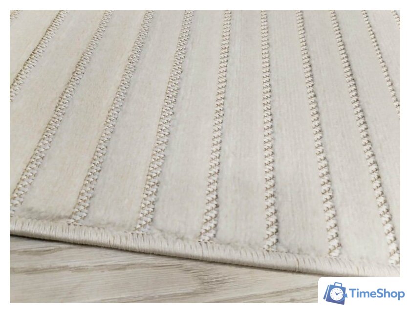 Ковер для жилой комнаты Radjab Carpet Сканди Сизаль Прямоугольник 10935A 12191RK (1.6x2.3, Krem/Krem) - Изображение №6 — Интернет-магазин Time-Shop