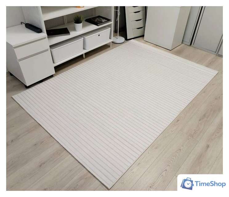 Ковер для жилой комнаты Radjab Carpet Сканди Сизаль Прямоугольник 10935A 12191RK (1.6x2.3, Krem/Krem) - Изображение №2 — Интернет-магазин Time-Shop