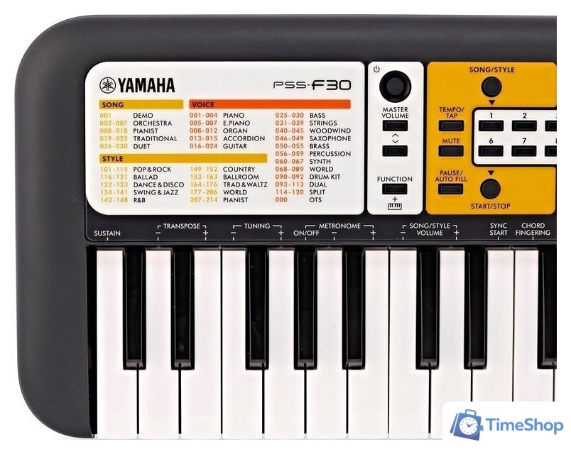 Синтезатор Yamaha PSS-F30 - Изображение №5 — Интернет-магазин Time-Shop