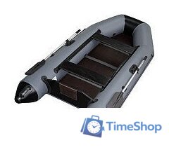 Моторная лодка Vivax Т280 с полом-книгой (без киля, серый/черный) - Изображение №1 — Интернет-магазин Time-Shop