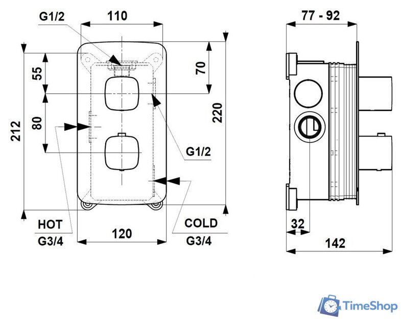 Смеситель Armatura Kfa Malaga 5759-001-31 - Изображение №2 — Интернет-магазин Time-Shop