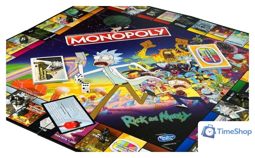 Настольная игра Мир Хобби Монополия. Рик и Морти - Изображение №9 — Интернет-магазин Time-Shop