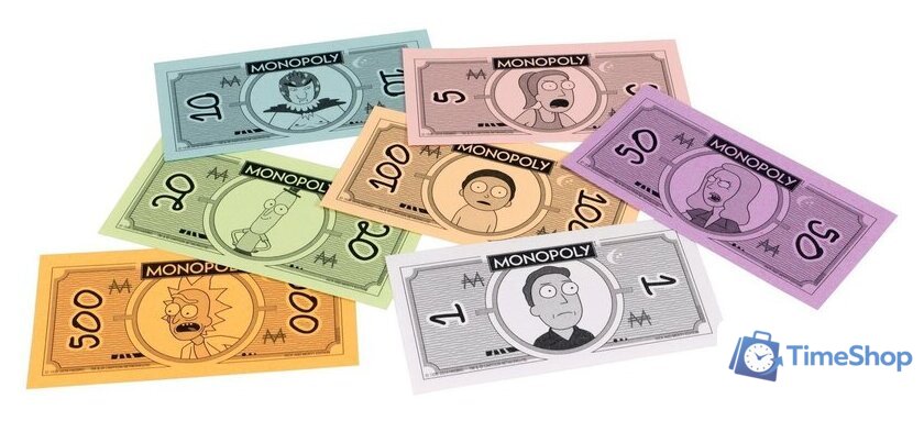 Настольная игра Мир Хобби Монополия. Рик и Морти - Изображение №6 — Интернет-магазин Time-Shop