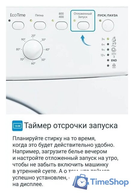 Стиральная машина Indesit IWUB 35085 - Изображение №13 — Интернет-магазин Time-Shop