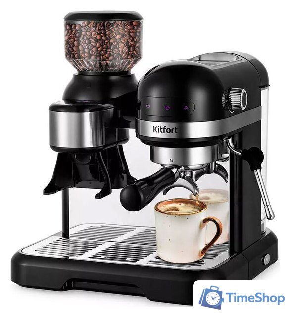 Рожковая кофеварка Kitfort KT-7126 - Изображение №1 — Интернет-магазин Time-Shop