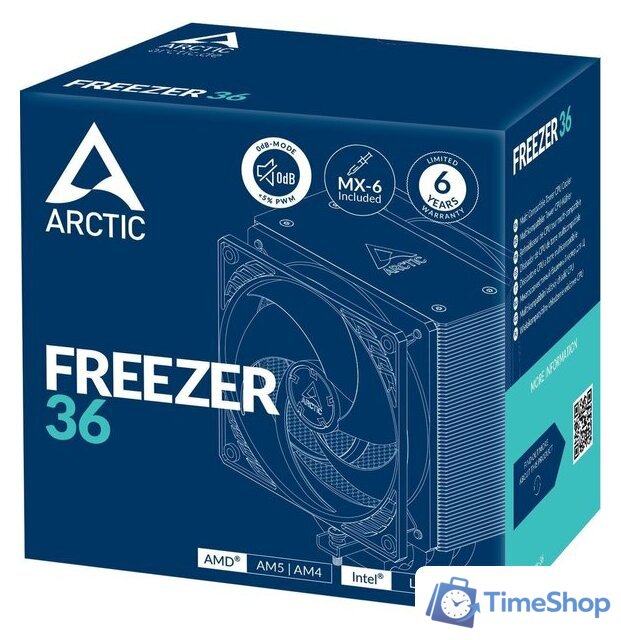Кулер для процессора Arctic Freezer 36 ACFRE00121A - Изображение №7 — Интернет-магазин Time-Shop