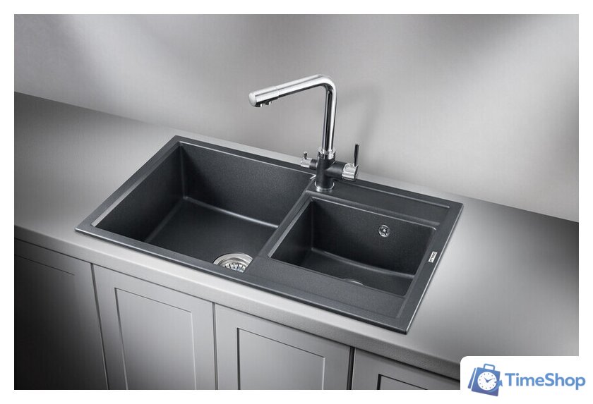 Кухонная мойка Granula GR-8201 (шварц) - Изображение №2 — Интернет-магазин Time-Shop