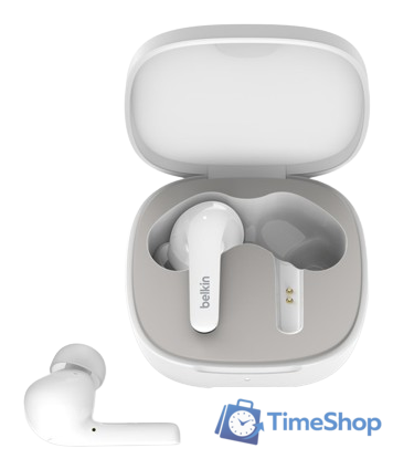 Наушники Belkin SoundForm Flow (белый) - Изображение №1 — Интернет-магазин Time-Shop
