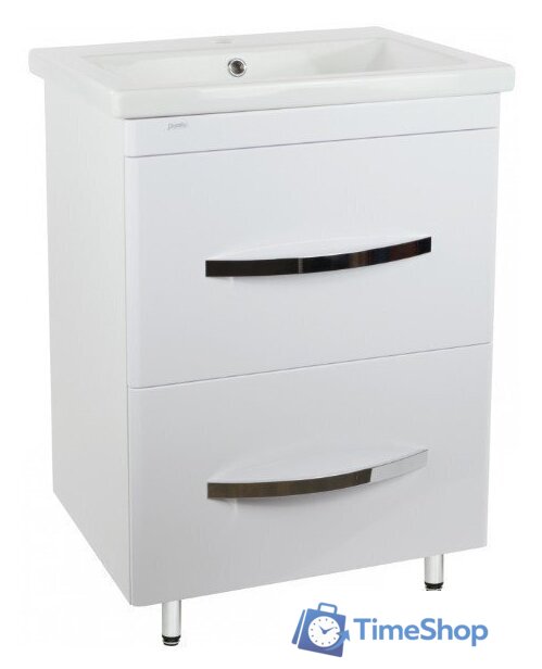  Doratiz Тумба под умывальник Doratiz Экватор 60 9912.809 (белый) - Изображение №2 — Интернет-магазин Time-Shop