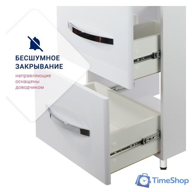  Doratiz Тумба под умывальник Doratiz Экватор 60 9912.809 (белый) - Изображение №8 — Интернет-магазин Time-Shop