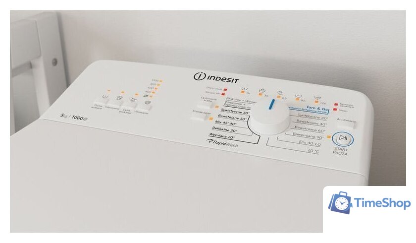 Стиральная машина с вертикальной загрузкой Indesit BTW L50300 PL/N - Изображение №4 — Интернет-магазин Time-Shop