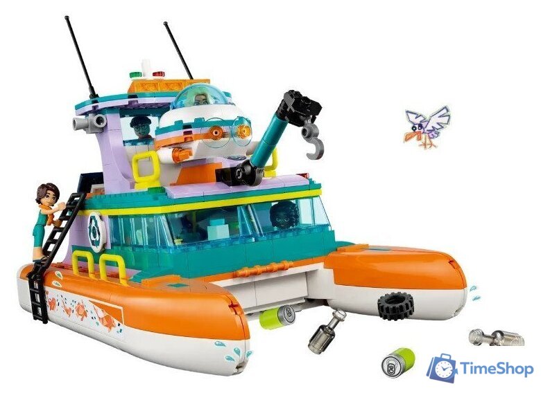 Конструктор LEGO Friends Морская спасательная лодка 41734 - Изображение №4 — Интернет-магазин Time-Shop
