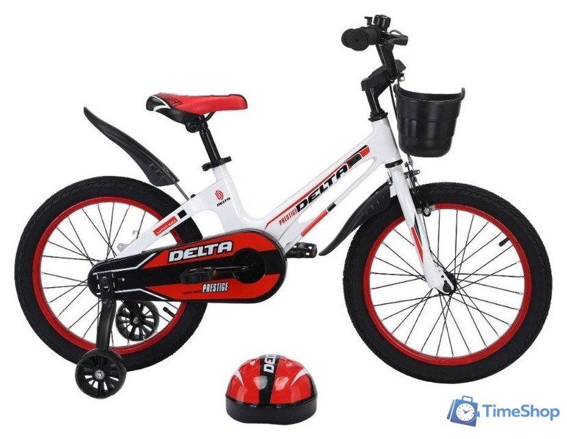 Детский велосипед Delta Prestige 1802 (18, белый, разобранный, в коробке) - Изображение №1 — Интернет-магазин Time-Shop