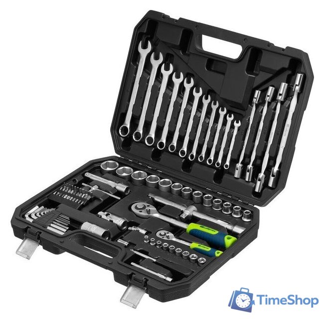 Универсальный набор инструментов СибрТех 13396 (89 предметов) - Изображение №1 — Интернет-магазин Time-Shop