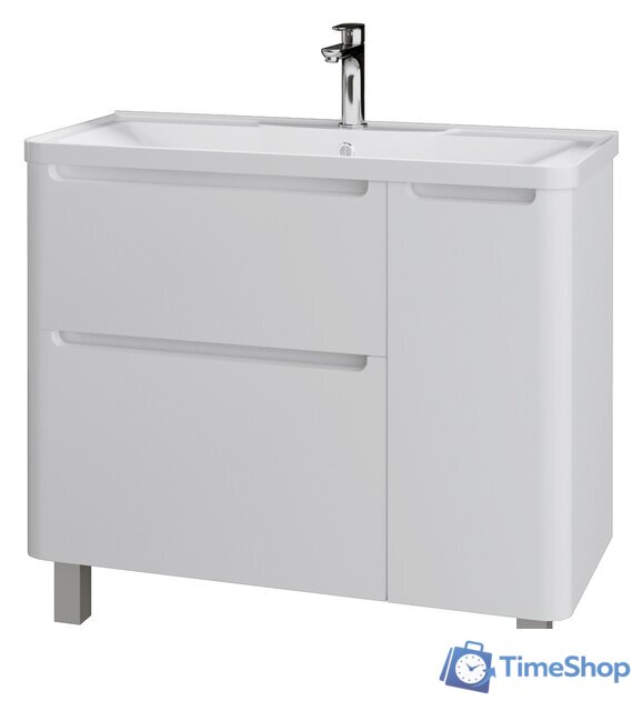  Grossman Тумба под умывальник Адель 100 см напольная (белый) - Изображение №1 — Интернет-магазин Time-Shop