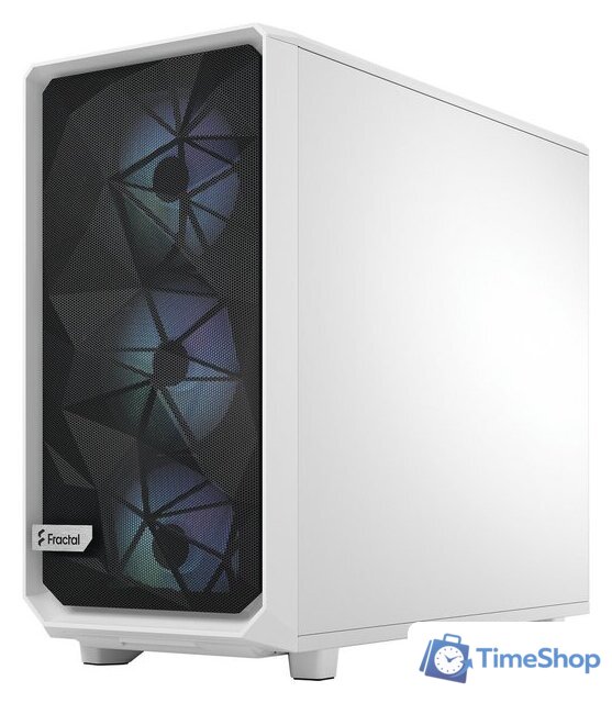Корпус Fractal Design Meshify 2 RGB White TG Clear tint FD-C-MES2A-08 - Изображение №3 — Интернет-магазин Time-Shop