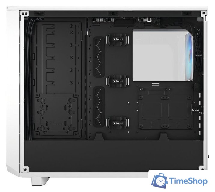 Корпус Fractal Design Meshify 2 RGB White TG Clear tint FD-C-MES2A-08 - Изображение №6 — Интернет-магазин Time-Shop