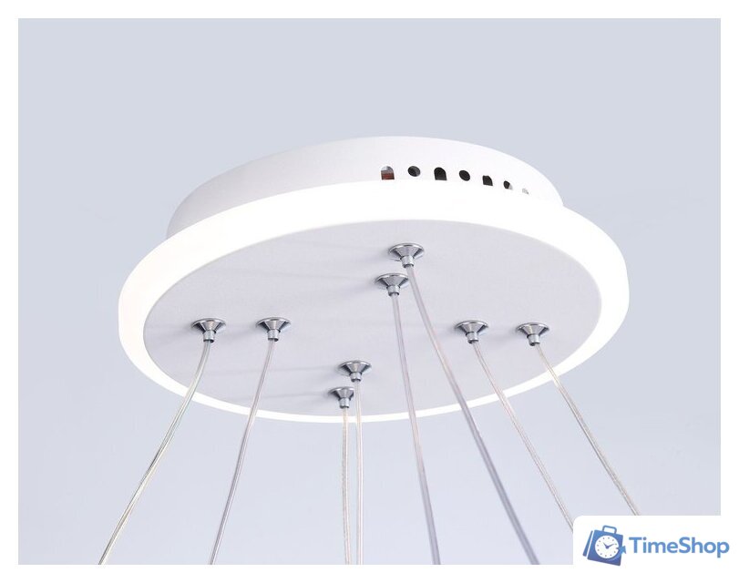 Подвесная люстра Ambrella light Comfort FL66321/1+4 WH (белый) - Изображение №7 — Интернет-магазин Time-Shop