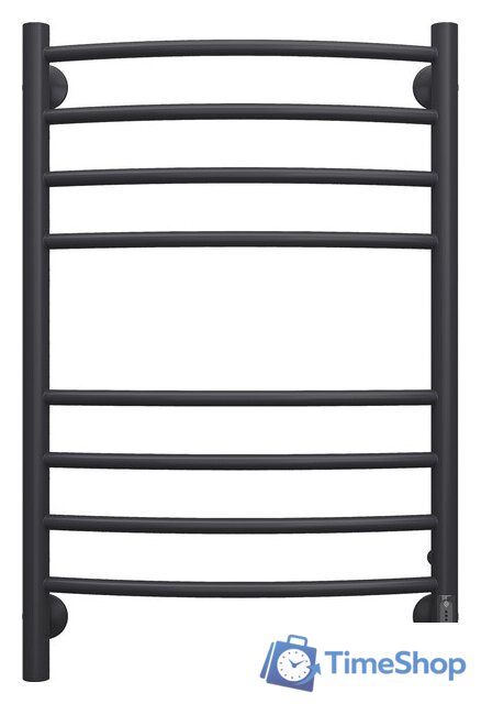Полотенцесушитель TERMINUS Классик П8 500x800 КС 9005 бп электро (черный) - Изображение №2 — Интернет-магазин Time-Shop