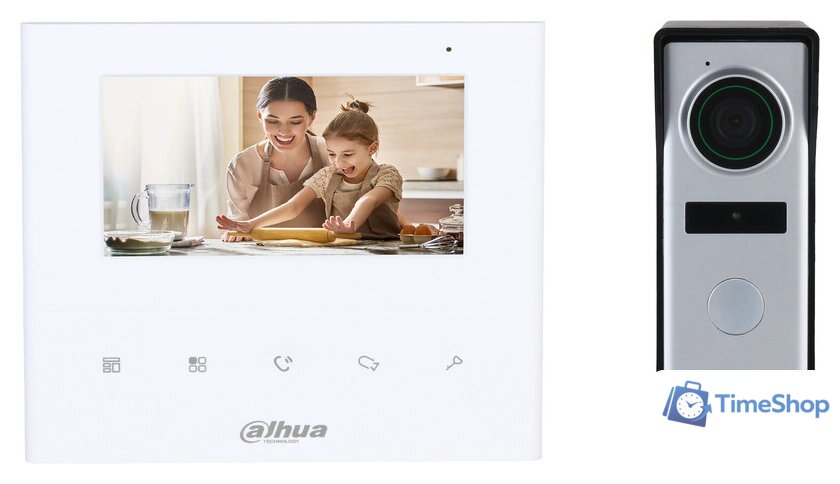 Комплект видеодомофона Dahua DHI-KTA04 - Изображение №1 — Интернет-магазин Time-Shop