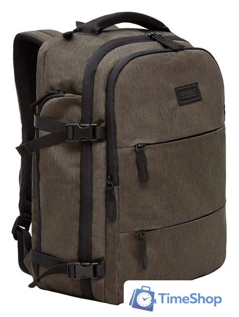Городской рюкзак Grizzly RQ-405-1 (хаки) - Изображение №1 — Интернет-магазин Time-Shop
