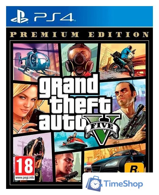  Grand Theft Auto V. Premium Edition для PlayStation 4 - Изображение №1 — Интернет-магазин Time-Shop