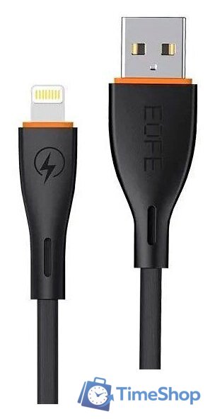 Кабель EOFE AL21 USB Type-A - Lightning (1 м, черный) - Изображение №1 — Интернет-магазин Time-Shop