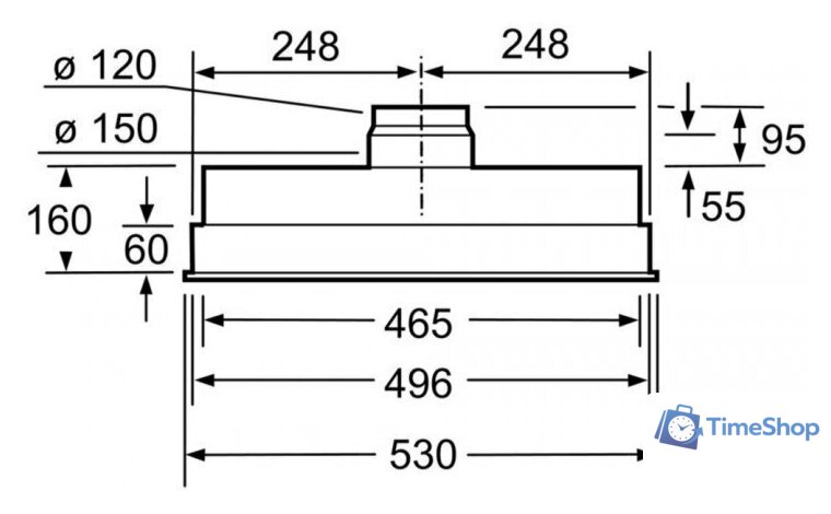 Кухонная вытяжка Siemens LB55565 - Изображение №5 — Интернет-магазин Time-Shop