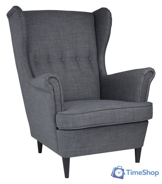 Интерьерное кресло Mio Tesoro Тойво (серый) - Изображение №1 — Интернет-магазин Time-Shop