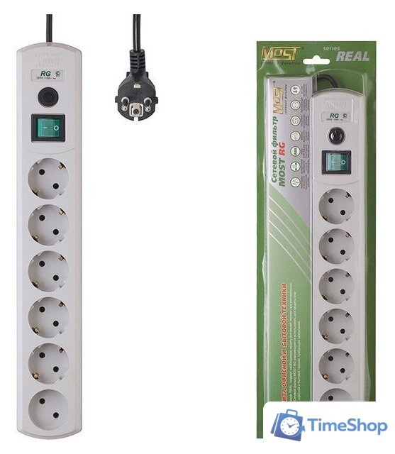 Сетевой фильтр Most RG 5М WH (белый) - Изображение №4 — Интернет-магазин Time-Shop