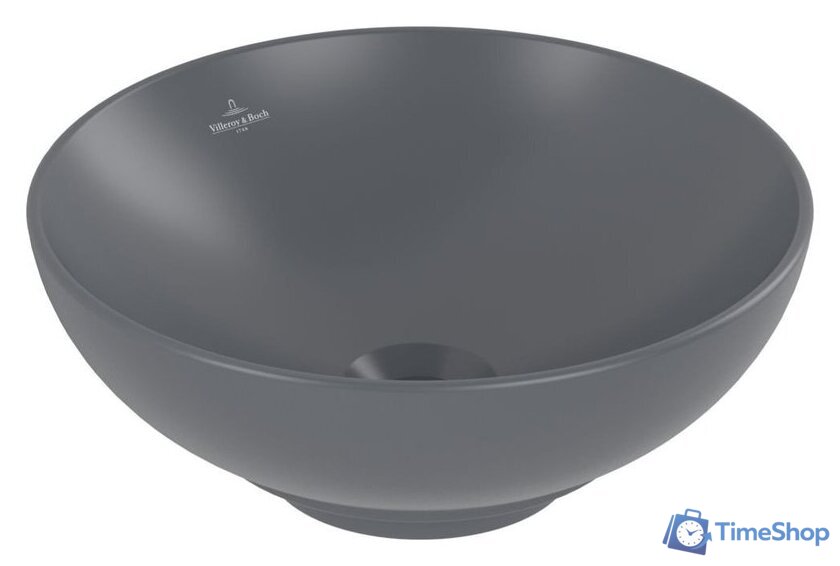 Умывальник Villeroy & Boch Loop&Friends Graphite 4A4501I4 - Изображение №8 — Интернет-магазин Time-Shop