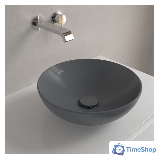 Умывальник Villeroy & Boch Loop&Friends Graphite 4A4501I4 - Изображение №7 — Интернет-магазин Time-Shop