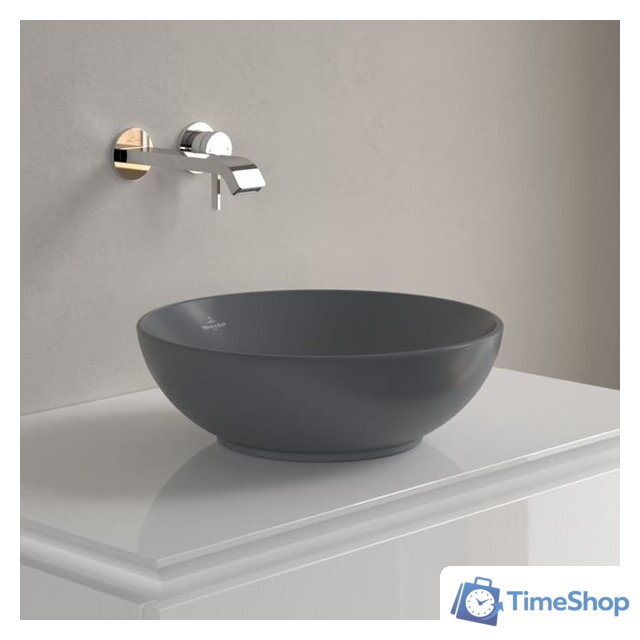Умывальник Villeroy & Boch Loop&Friends Graphite 4A4501I4 - Изображение №2 — Интернет-магазин Time-Shop