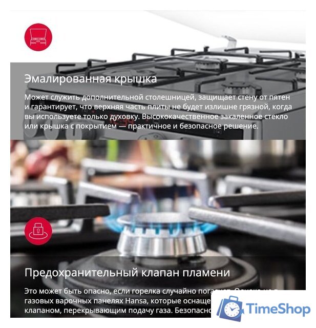 Кухонная плита Hansa FCMW59329 - Изображение №15 — Интернет-магазин Time-Shop
