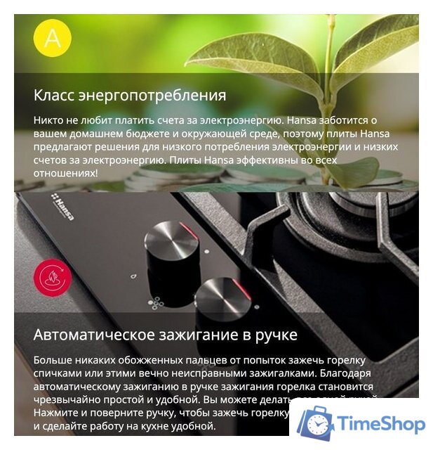 Кухонная плита Hansa FCMW59329 - Изображение №13 — Интернет-магазин Time-Shop