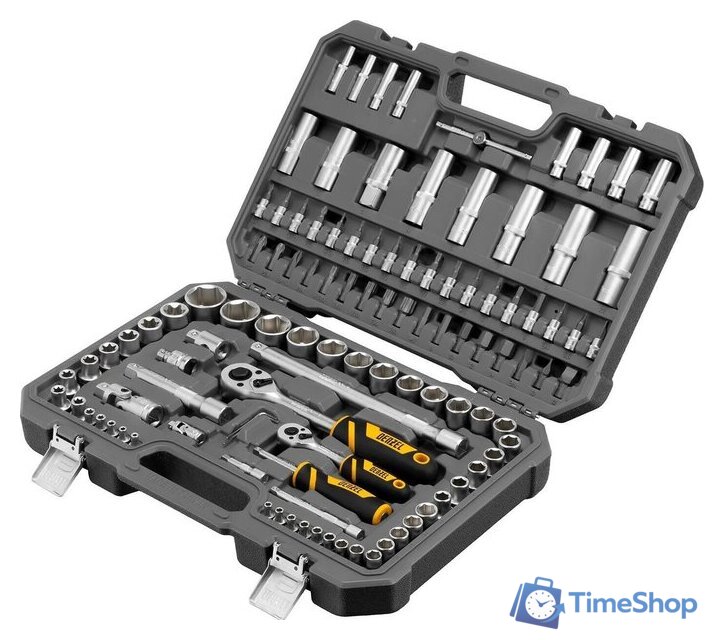 Универсальный набор инструментов Denzel 15814 (109 предметов) - Изображение №1 — Интернет-магазин Time-Shop