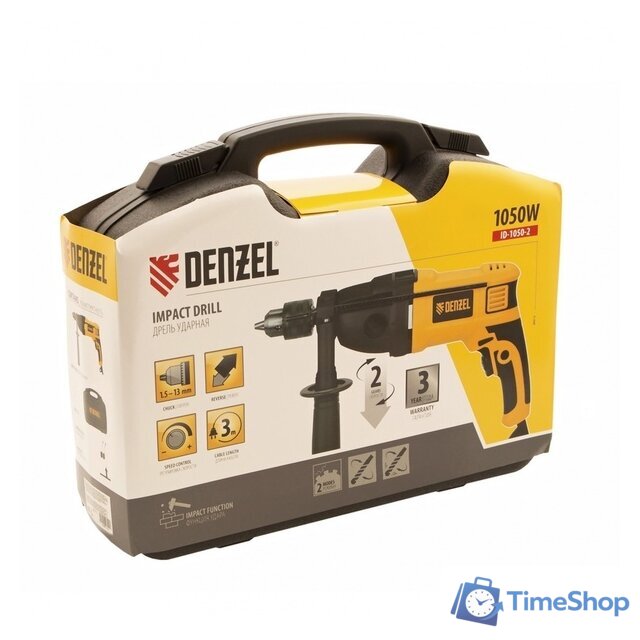 Ударная дрель Denzel ID-1050-2 - Изображение №8 — Интернет-магазин Time-Shop