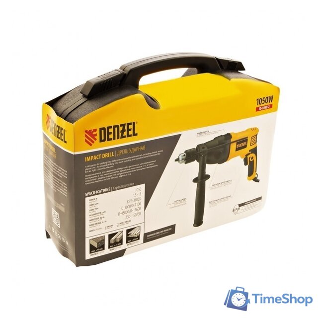 Ударная дрель Denzel ID-1050-2 - Изображение №9 — Интернет-магазин Time-Shop